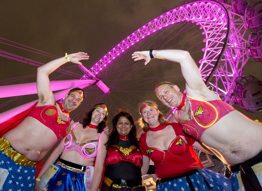 Thousands descend on Clapham Common in brightly decorated bras as MoonWalk  returns to the capital – South London News