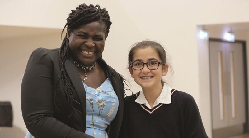 Space Scientist And Presenter Dr Maggie Aderin Pocock Gives Talk To Girls School Inspiring 
