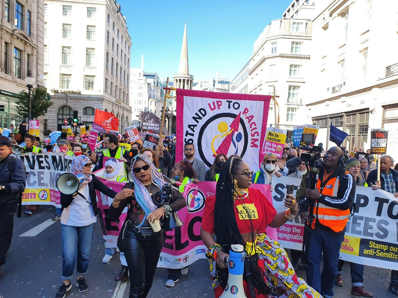 Thousands take to streets of Central London to march against racism ...