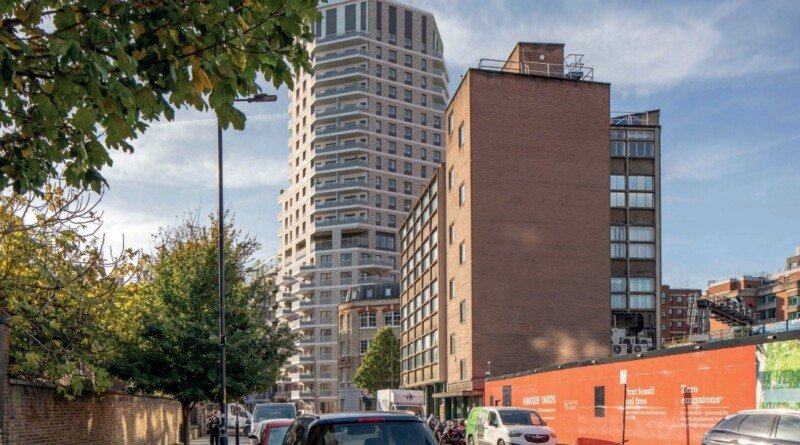 Boroughs Delivering Next Generation Of Council Housing As Figures   CGI Of Planned Apartment Block Centre Hopton S Almshouses Are Behind Wall On Left 800x445 