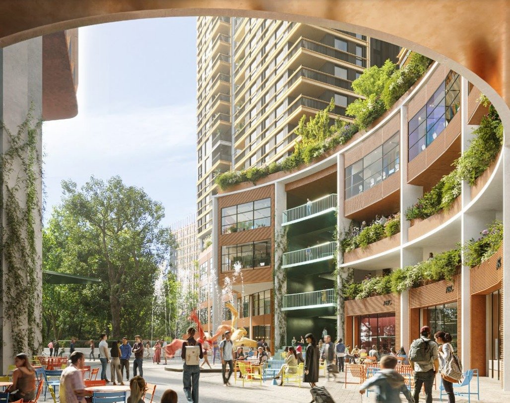 CGI of planned development (podium) – South London News