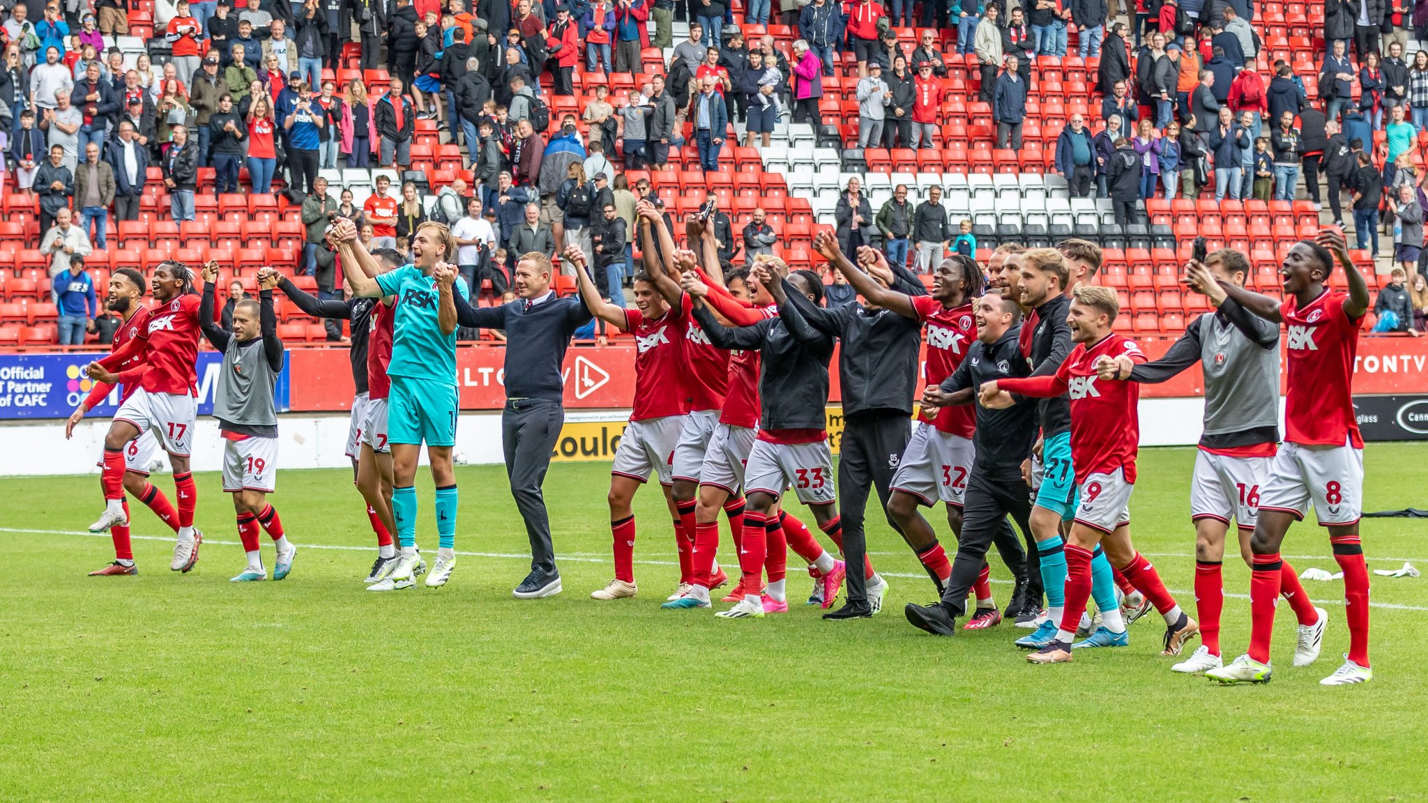 Dean Holden: Full-time celebration displays connection between Charlton ...