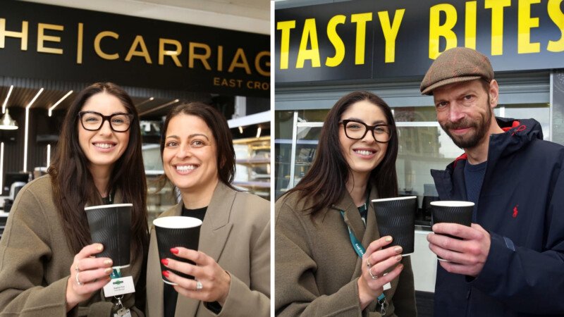 Croydon Railway Station Coffee Kiosks Signal Green Shoots Of Economic 