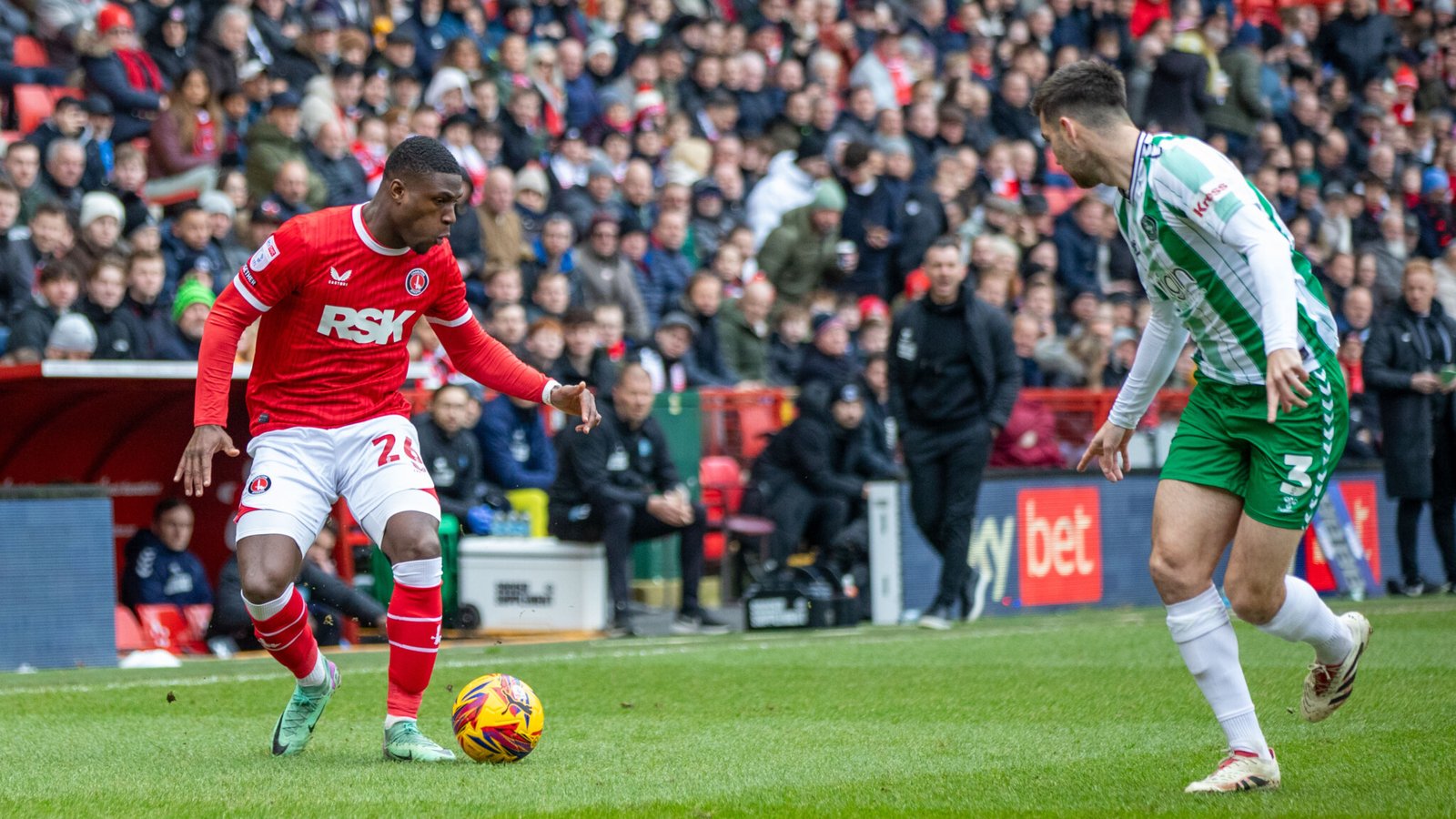 Charlton have been forced to change playing ‘DNA’ with right-sided defensive options ‘decimated’