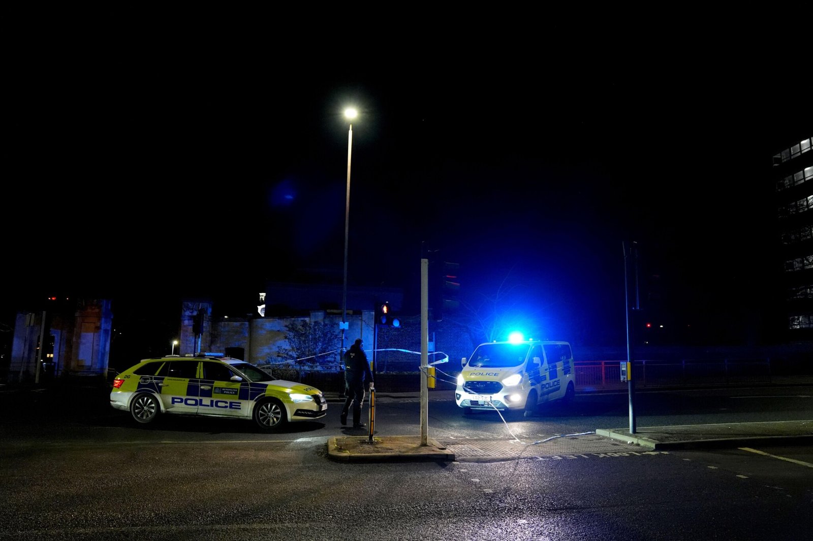 Manhunt launched after boy, 14, stabbed to death on bus