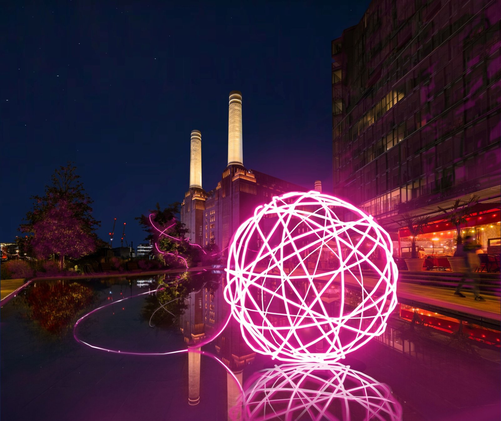 Battersea power station’s annual Light Festival is back