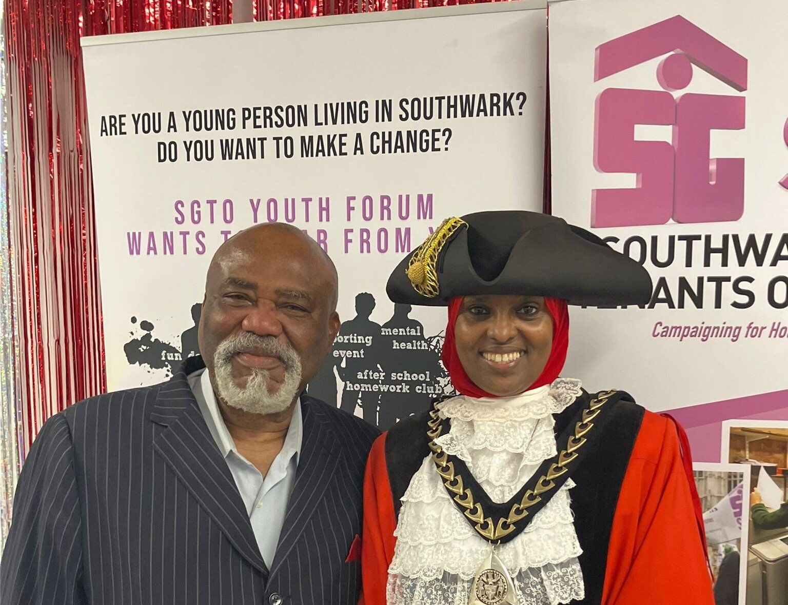 Mayor of Southwark joins tenants organisation for end of year celebration