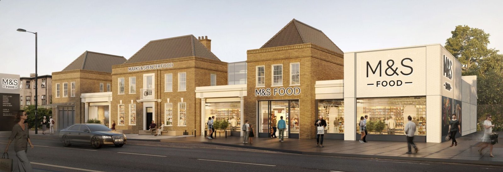 Marks and Spencer Foodhall Approved for Former Purley Dairy Site